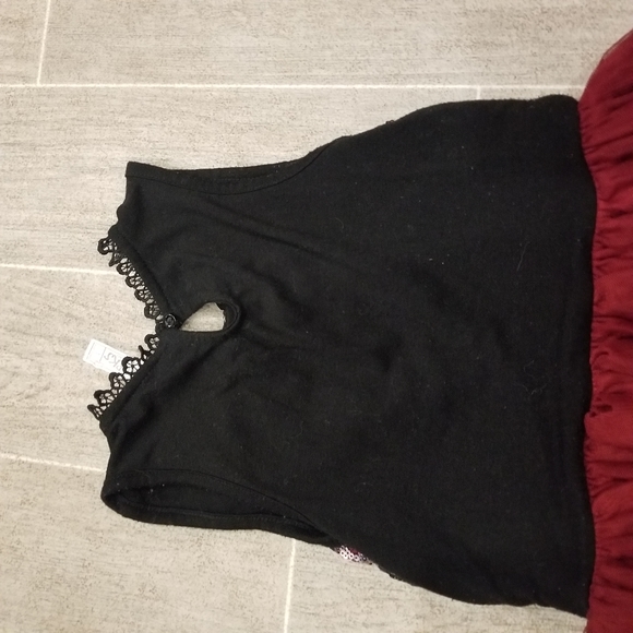 Knit Works Holdiay Red And Black Sequin dress - Picture 6 of 11